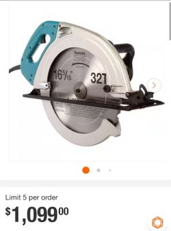 15 Amp 16-5/16 in. Corded Circular Saw with 32T Carbide Blade and Rip Fence