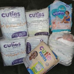 Diapers Size 5 and 6 