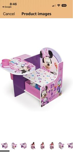 Minnie Mouse Chair Desk