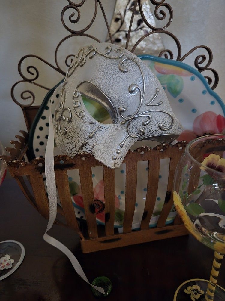 Porcelain Half Face Mask