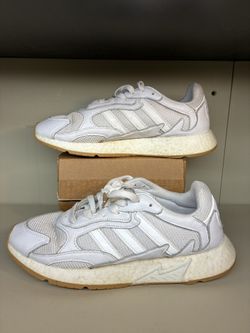 Adidas Tresc Run White Gum EF8108 Boost Sneakers Shoes Size 10