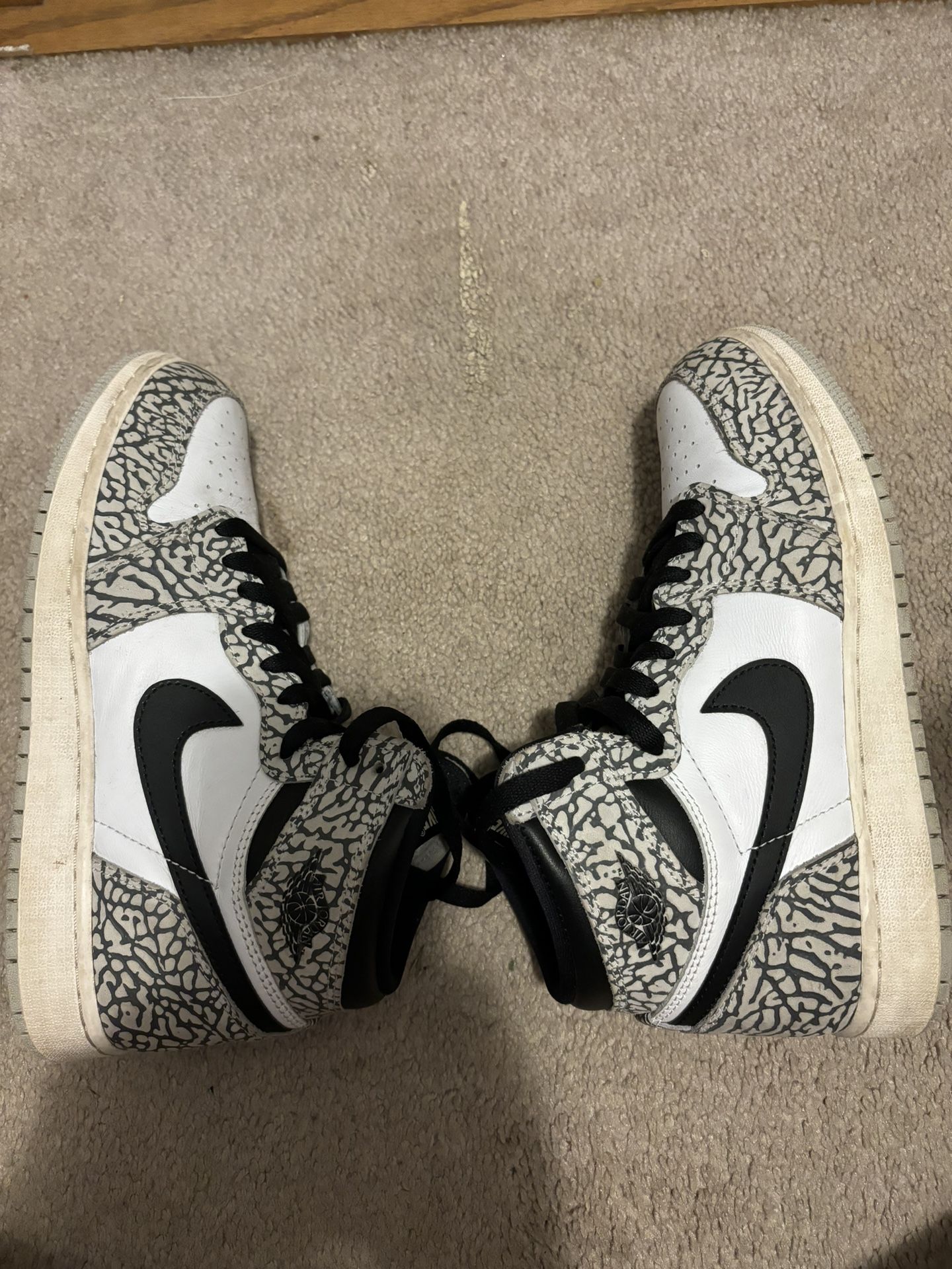 Jordan 1, White Cement, Youth 7