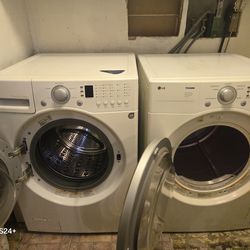 LG washer and dryer