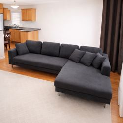 Sectional Living Room Couch W Chaise 