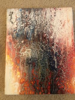 Muliticolor acrylic painting (will Take Offers)