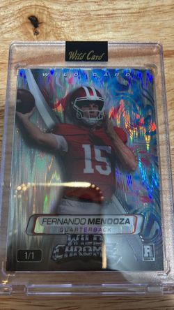 Fernando Mendoza Wild Card Chrome Rookie 1/1