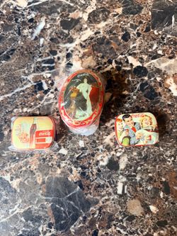 Coca-Cola Vintage Collectible Tin Set of 3