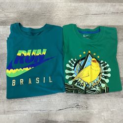 **$35**Nike Air Brazil Brasil Running T shirts bundle