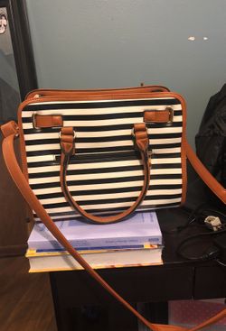 Striped purse
