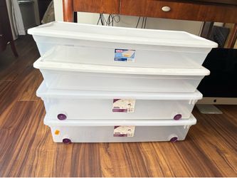 Underbed Storage Bin Containers