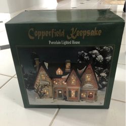 Vintage Porcelain Holiday House