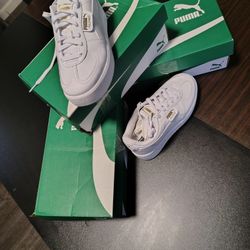 Women's White Puma Gym Shoe size 7