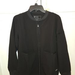 Figs Black Bellery Scrub Jacket