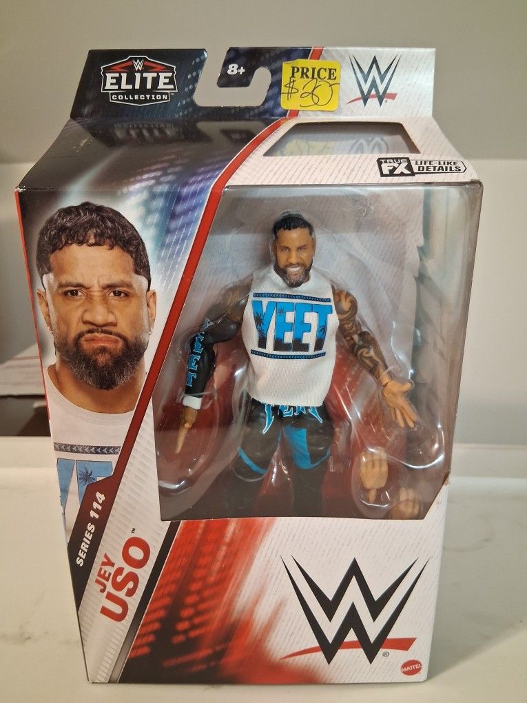WWE JEY USO YEET COLLECTIBLE ACTION FIGURE