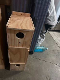 Parakeet nest boxes