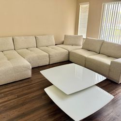 Modern 6-Piece Sectional Sofa/Couch - Excellent Condition