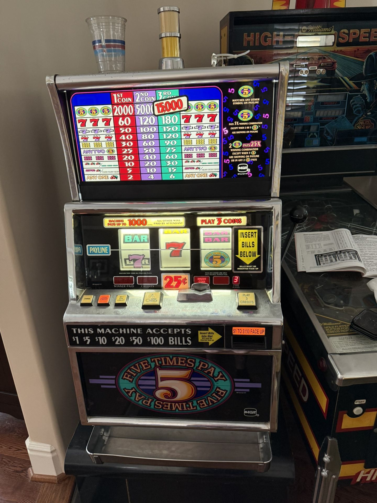 IGT 5 Times Pay Slot Machine