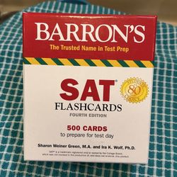 Barron's SAT Flashcards, Fourth Edition.