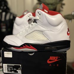 Jordan 5 Fire Red Size 13 $220