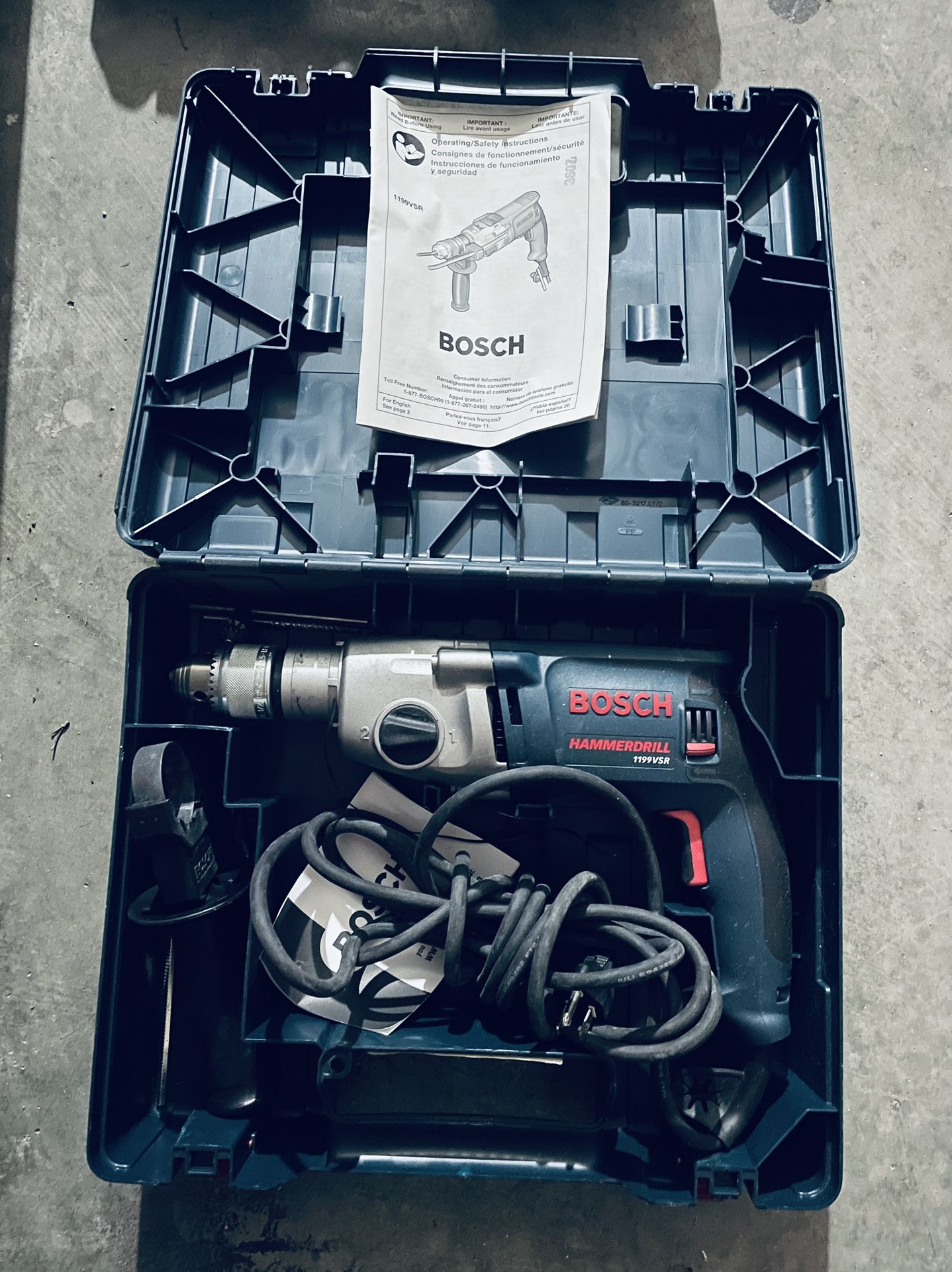 Bosch 1199 VSR Hammer Drill