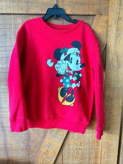 Girl’s Size 7 Disney Minnie Mouse Red Sweater