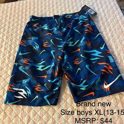 Nike And Russel Boys Swim Trunks Size XL NEW