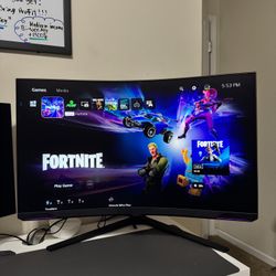 CURVED SAMSUNG 32” 4K GAMING MONITOR 