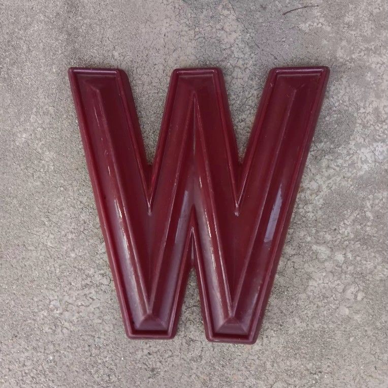 Vintage Red Translucent Drive-In Marquee Letters 