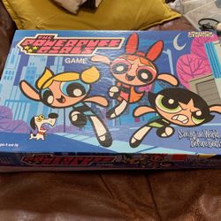 Vintage Power puff Girls Game Never Used And Vintage Doll