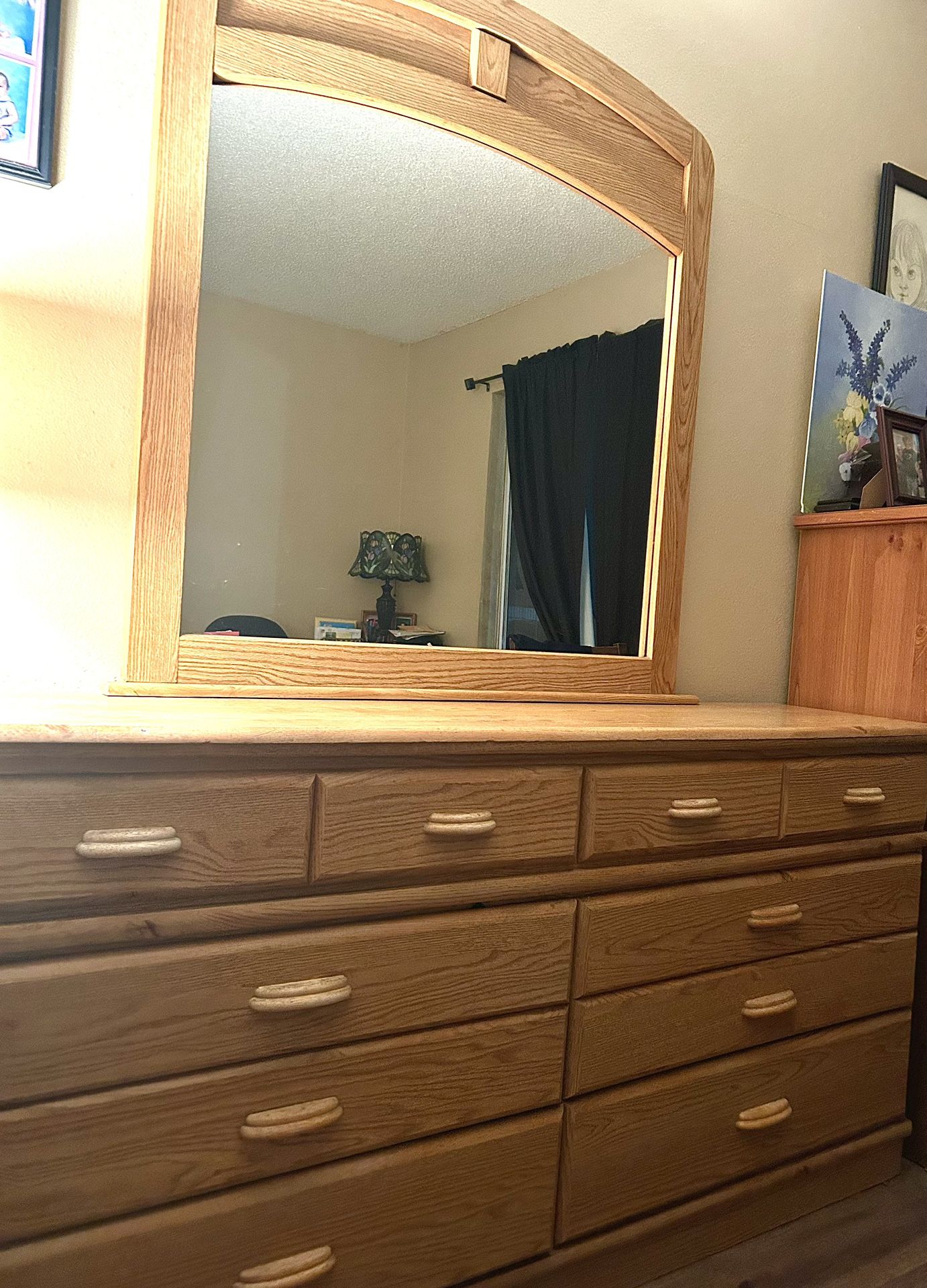 6 Drawer Dresser/ 2 Nightstands Bedroom Set 