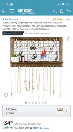 Rustic Jewelry Organizer