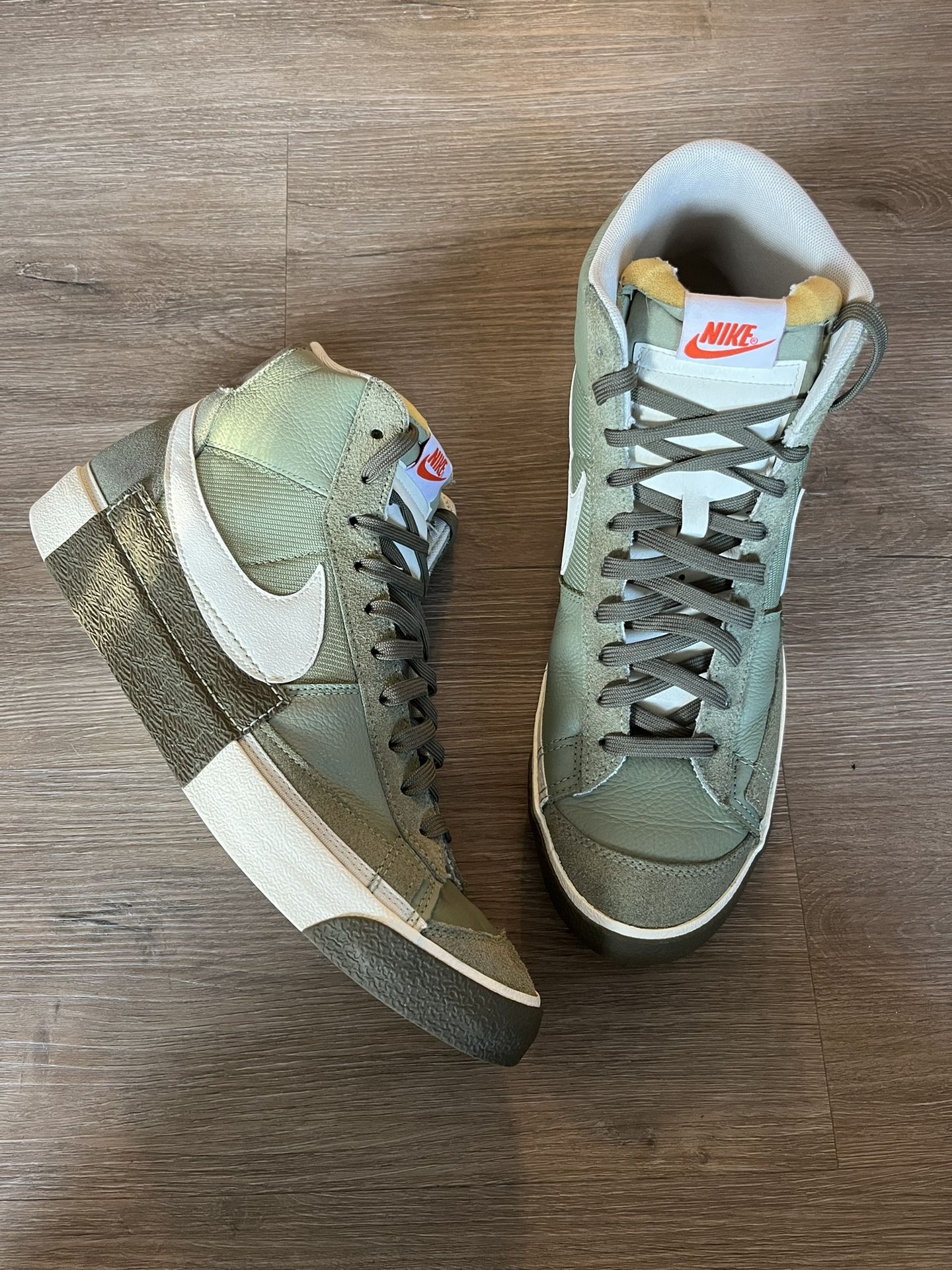 Nike Mens Blazer Mid Pro Club, Sneaker, Oil Green Sea Glass US Size 13 pre own no box great condition