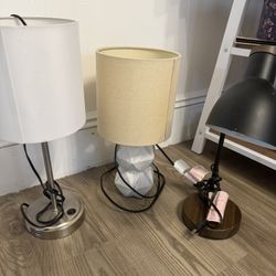 3- Desk Lamps