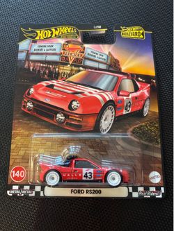 Hot Wheels 2025 Premium Boulevard Ford RS200 Red #140