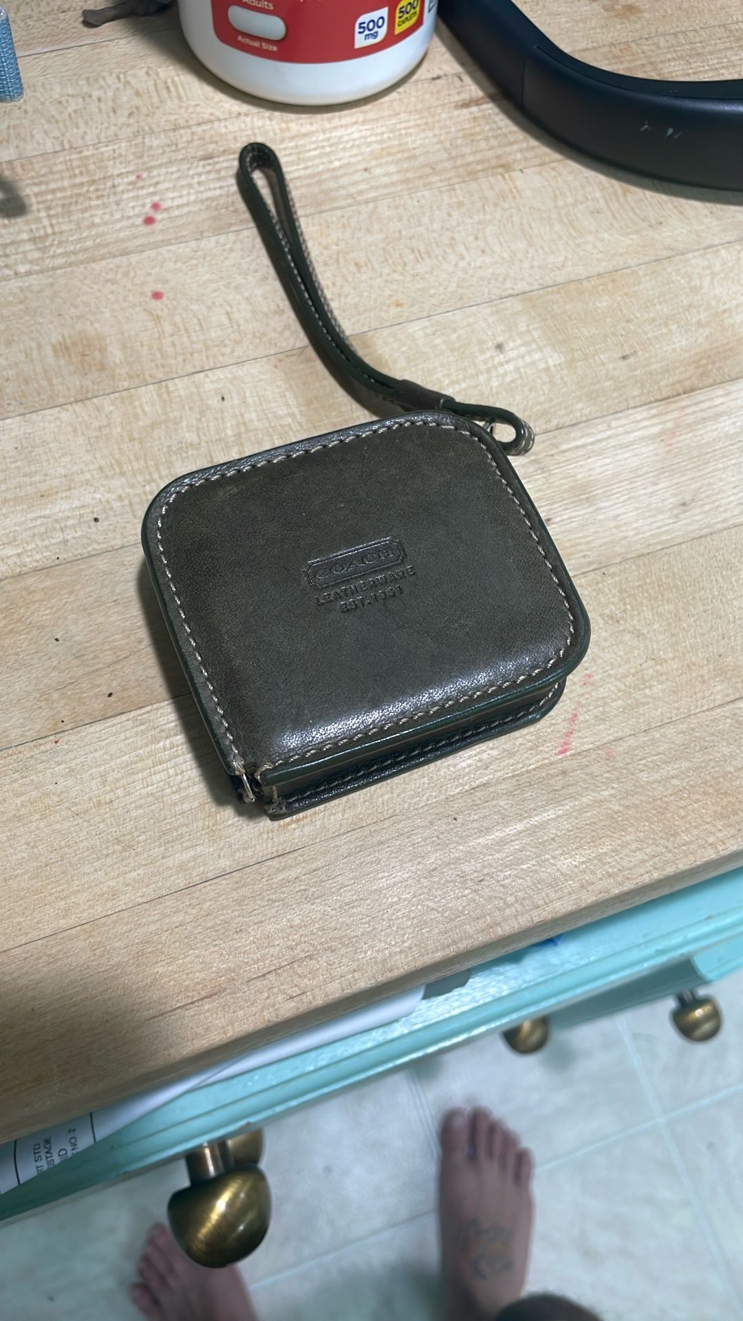 Coach Covered Measuring Tape