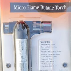 Micro Flame Butane Torch