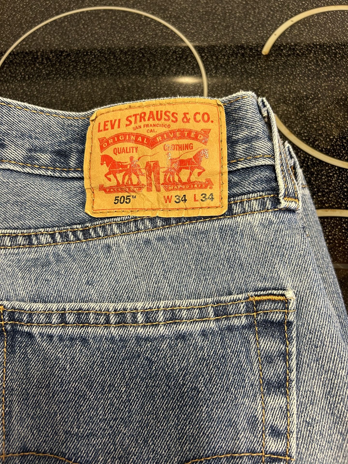 Men’s Levi 505 Red Tag Jeans