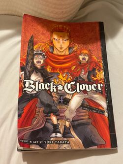 Anime: Black Clover Vol. 4 Manga by Yuki Tabata
