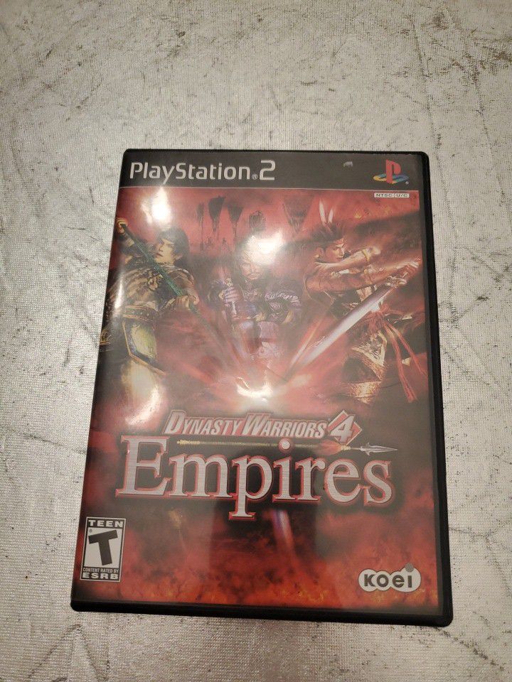 Dynasty Warriors 4 Empires Playstation 2 PS2 Video Game