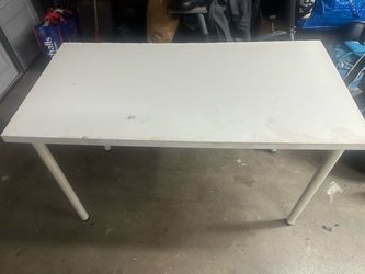 Free white IKEA table