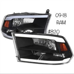 CLEAR ……2009 To 2018 Dodge Ram Headlights 