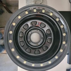 Pro Comp Steel Wheel Street Lock Gloss Black Wheel; 15x10