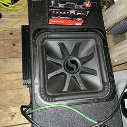 Sub, Box, Amp, Battery 
