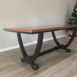 6 Chair Wooden Dining Table 