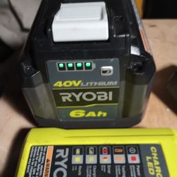 RYOBI 40V LITHIUM 6Ah
