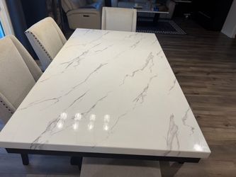 Marble Table Set