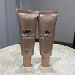 L'Oreal True Match Lumi Glotion 902 Light Glow 1.35oz 2 Pack NEW Without Box