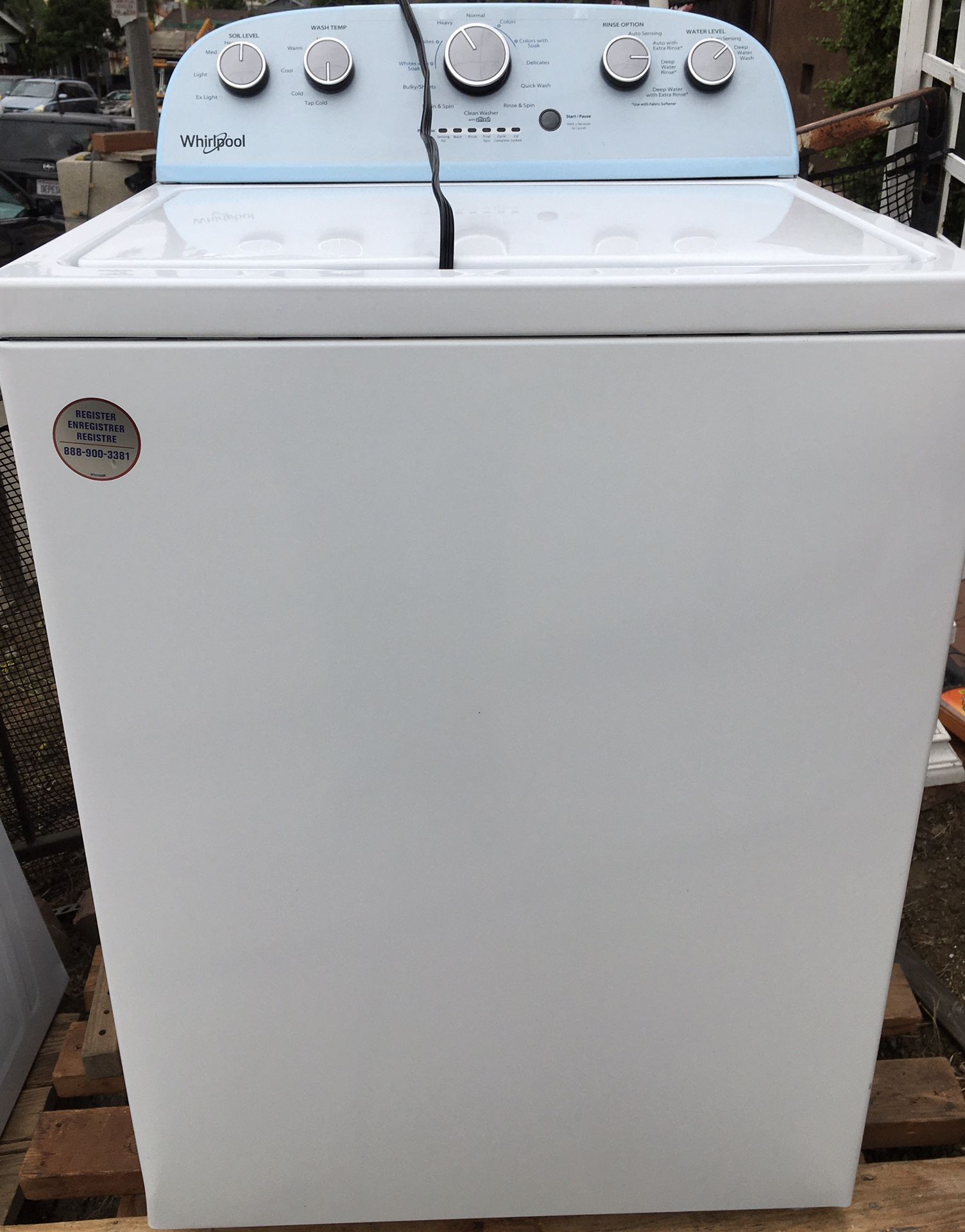 NEW Whirlpool Top Load Washing Machine