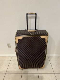 Vintage Large, Ralph Lauren Signature Logo Suitcase