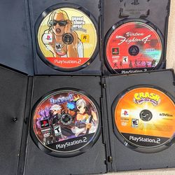 Sony PlayStation 2: Odin Sphere, Crash: Mind Over Mutant, GTA San Andreas & Virtua Fighter 4 - 4x games disc only